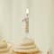 12 Pack: Confetti Number Birthday Candle by Celebrate It™